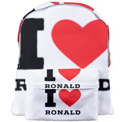 I Love Ronald Giant Full Print Backpack by ilovewhateva