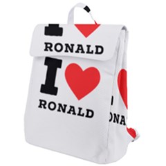 I Love Ronald Flap Top Backpack by ilovewhateva