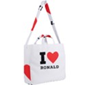 I love ronald Square Shoulder Tote Bag View2