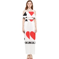 I Love Ronald Draped Sleeveless Chiffon Jumpsuit by ilovewhateva