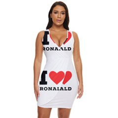 I Love Ronald Draped Bodycon Dress by ilovewhateva