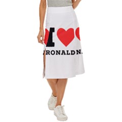 I Love Ronald Midi Panel Skirt by ilovewhateva