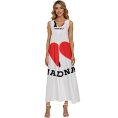 I Love Ronald V-neck Sleeveless Loose Fit Overalls by ilovewhateva