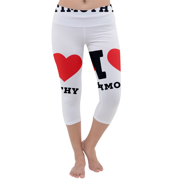 I love timothy Capri Yoga Leggings