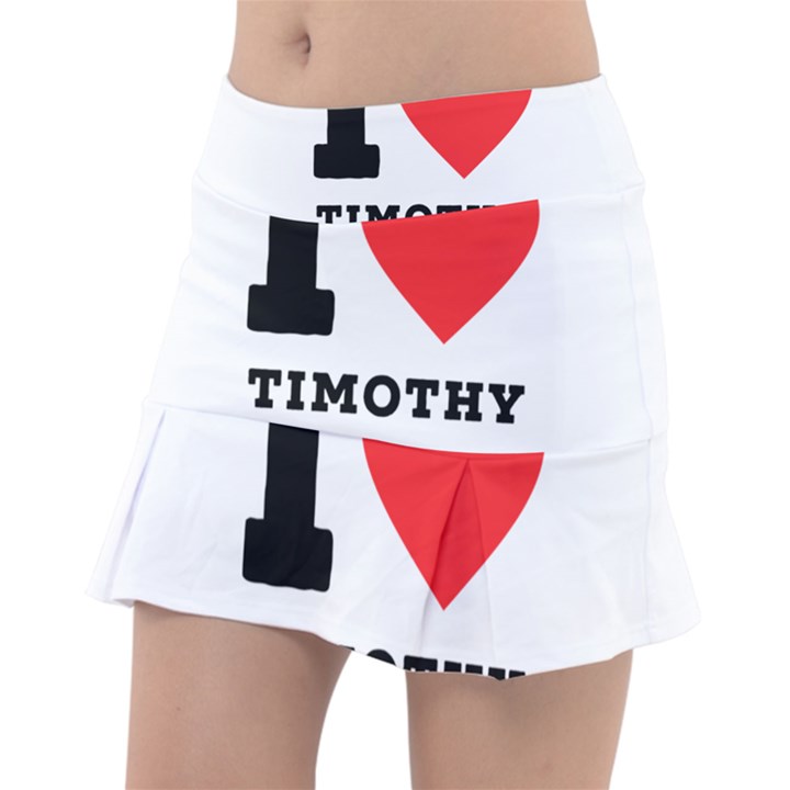 I love timothy Classic Tennis Skirt