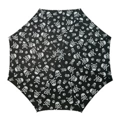 Skull-crossbones-seamless-pattern-holiday-halloween-wallpaper-wrapping-packing-backdrop Golf Umbrellas by Ravend