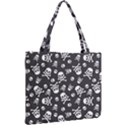 Skull-crossbones-seamless-pattern-holiday-halloween-wallpaper-wrapping-packing-backdrop Mini Tote Bag View2