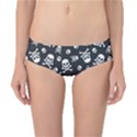 Skull-crossbones-seamless-pattern-holiday-halloween-wallpaper-wrapping-packing-backdrop Classic Bikini Bottoms View1