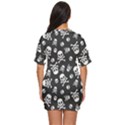 Skull-crossbones-seamless-pattern-holiday-halloween-wallpaper-wrapping-packing-backdrop Just Threw It On Dress View4