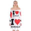 I love donald Off Shoulder Skater Dress View1