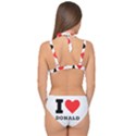 I love donald Double Strap Halter Bikini Set View2