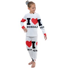 I Love Donald Kids  Long Sleeve Set  by ilovewhateva