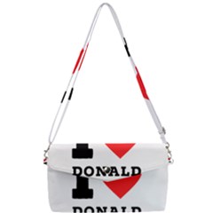 I Love Donald Removable Strap Clutch Bag by ilovewhateva