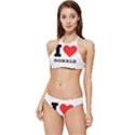 I love donald Banded Triangle Bikini Set View1