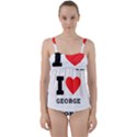 I love george Twist Front Tankini Set View1