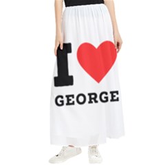 I Love George Maxi Chiffon Skirt by ilovewhateva