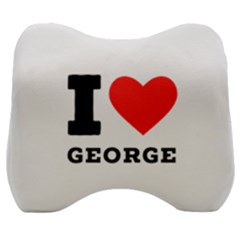 I Love George Velour Head Support Cushion by ilovewhateva