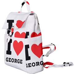 I Love George Buckle Everyday Backpack by ilovewhateva