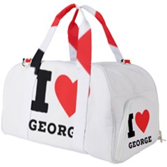 I Love George Burner Gym Duffel Bag by ilovewhateva