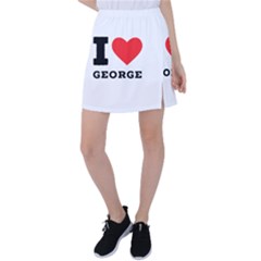 I Love George Tennis Skirt by ilovewhateva