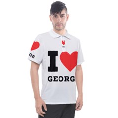 I Love George Men s Polo Tee by ilovewhateva