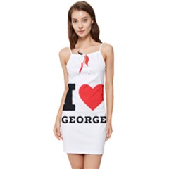 I Love George Summer Tie Front Dress by ilovewhateva