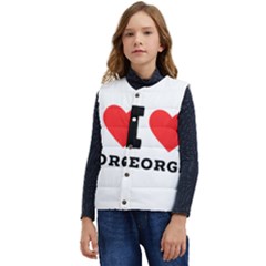 I Love George Kid s Short Button Up Puffer Vest	 by ilovewhateva