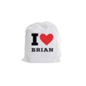 I love brian Drawstring Pouch (Small) View1