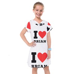 I Love Brian Kids  Drop Waist Dress by ilovewhateva