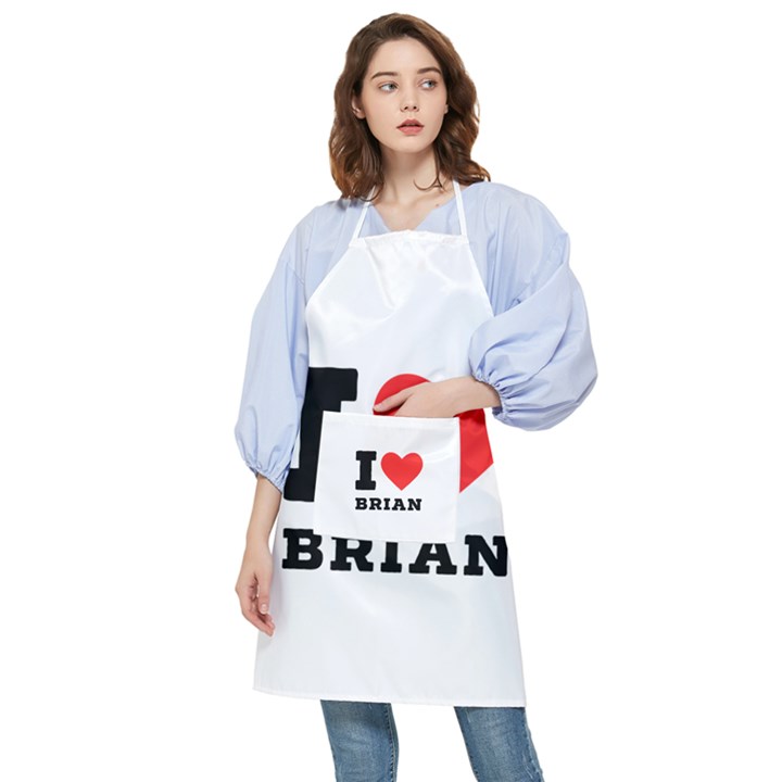 I love brian Pocket Apron