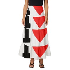 I Love Brian Tiered Ruffle Maxi Skirt by ilovewhateva