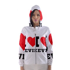 I Love Kevin Women s Hooded Windbreaker by ilovewhateva