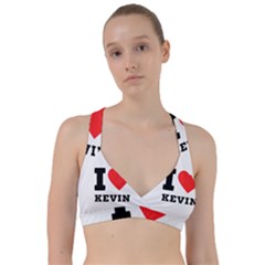 I Love Kevin Sweetheart Sports Bra by ilovewhateva