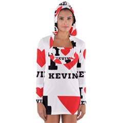 I Love Kevin Long Sleeve Hooded T-shirt by ilovewhateva