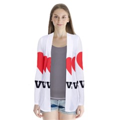 I Love Kevin Drape Collar Cardigan by ilovewhateva