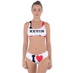 I Love Kevin Criss Cross Bikini Set by ilovewhateva