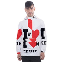 I Love Kevin Men s Front Pocket Pullover Windbreaker by ilovewhateva