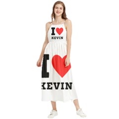 I Love Kevin Boho Sleeveless Summer Dress by ilovewhateva