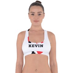 I Love Kevin Cross Back Hipster Bikini Top  by ilovewhateva