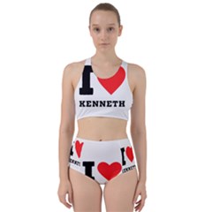 I Love Kenneth Racer Back Bikini Set by ilovewhateva