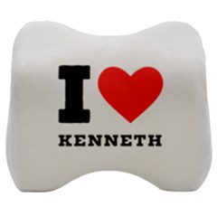 I Love Kenneth Velour Head Support Cushion by ilovewhateva