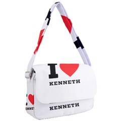 I Love Kenneth Courier Bag by ilovewhateva