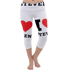 I Love Steven Capri Yoga Leggings by ilovewhateva