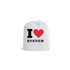 I Love Steven Drawstring Pouch (xs) by ilovewhateva