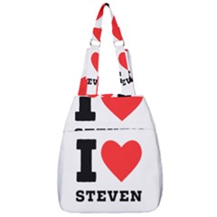 I love steven Center Zip Backpack