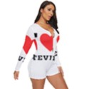 I love steven Long Sleeve Boyleg Swimsuit View3