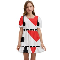 I Love Steven Kids  Short Sleeve Dolly Dress by ilovewhateva