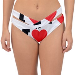 I Love Joshua Double Strap Halter Bikini Bottoms by ilovewhateva