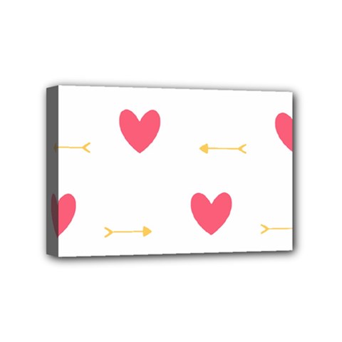 Hearts-36 Mini Canvas 6  X 4  (stretched) by nateshop