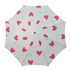 Hearts-36 Golf Umbrellas by nateshop